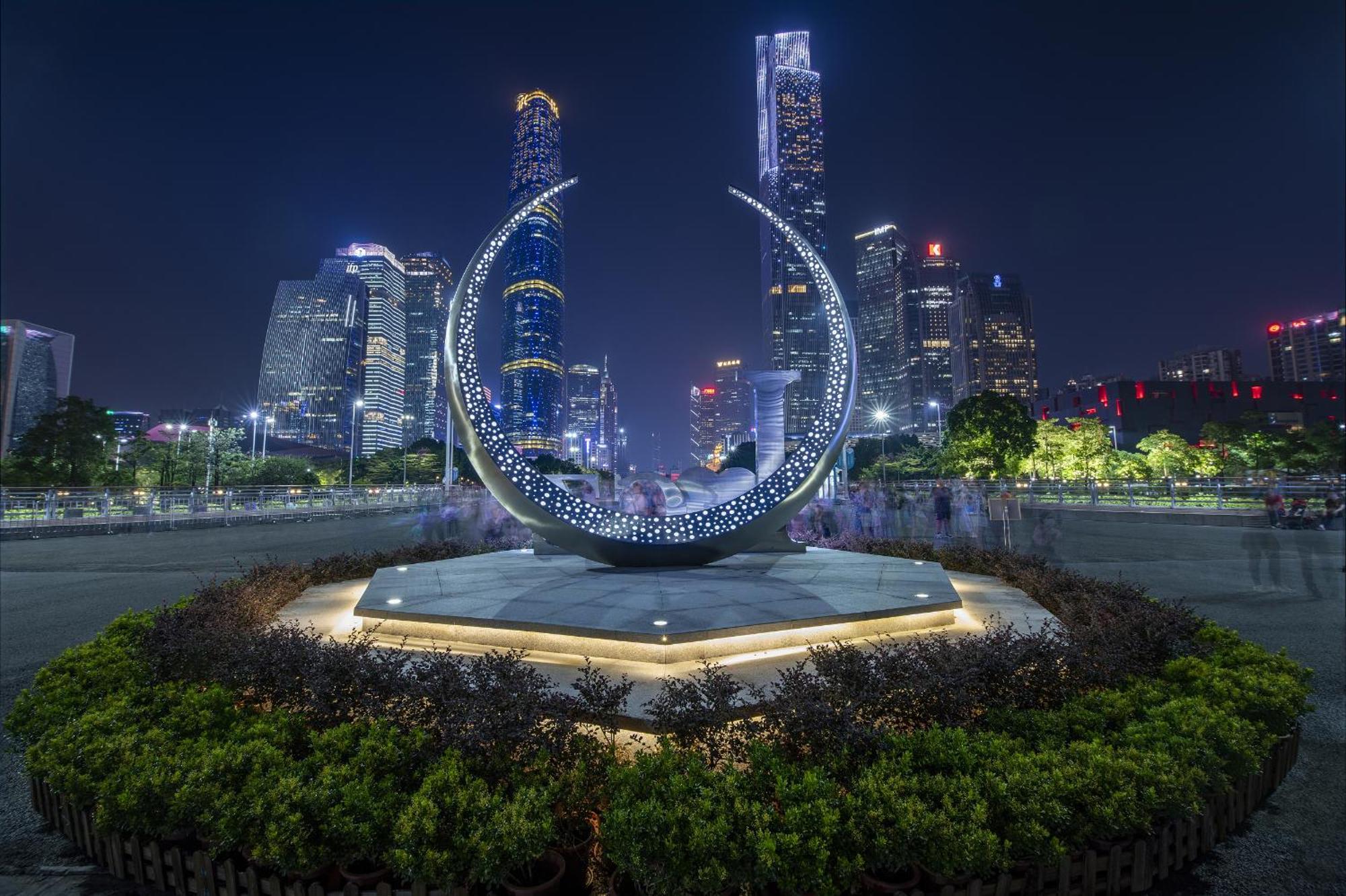 Yun Jin City View Hotel - Guangzhou Taikoo Hui Zhujiang New Town Tianhe Sports Center Exterior foto