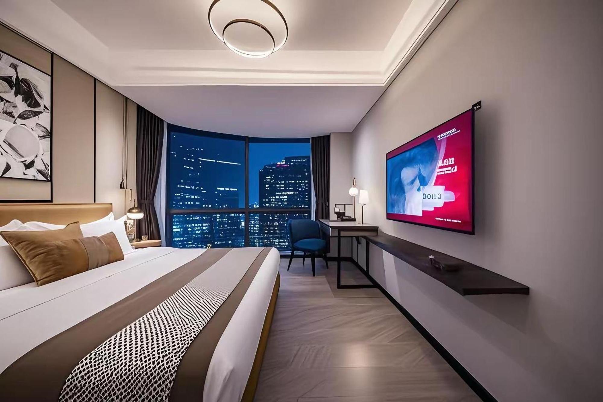Yun Jin City View Hotel - Guangzhou Taikoo Hui Zhujiang New Town Tianhe Sports Center Exterior foto